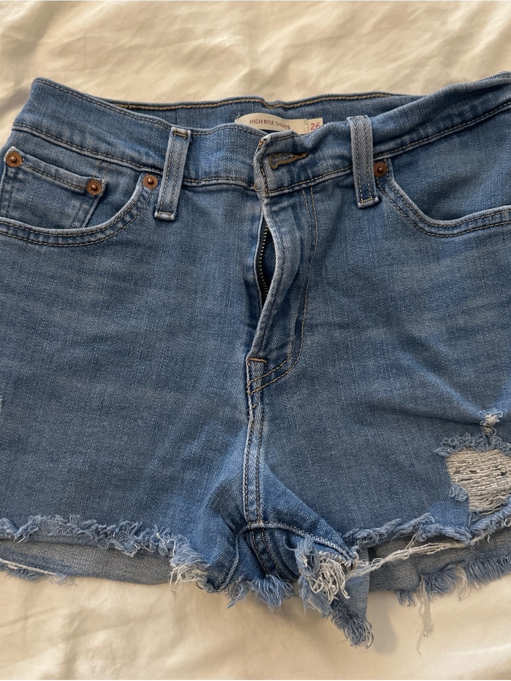 Levi’s high waisted shorts